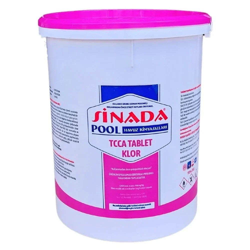 90 Tablet Klor 20 Kg Havuz Kimyasalı